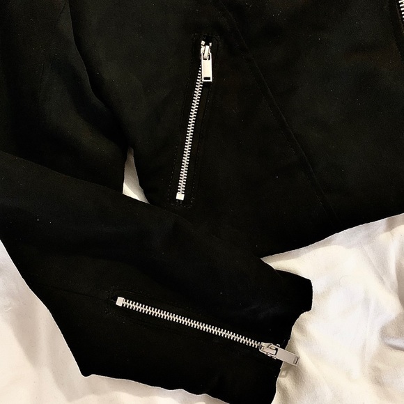 Black suede jacket - Picture 3 of 3